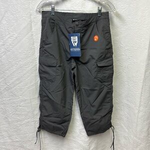 White Sierra Women's Crystal Cove River Capri Pants Castle Rock Color Sz Medium